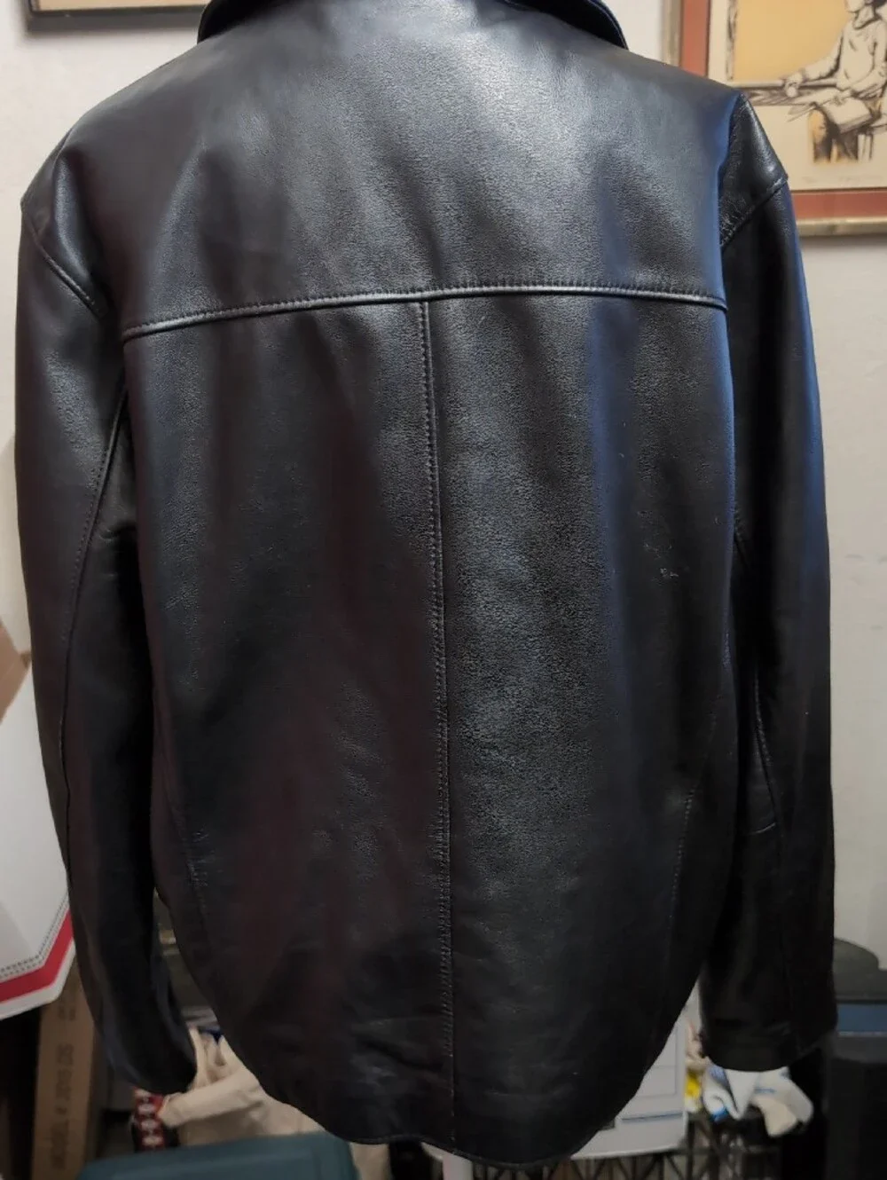 Pelle Studio Black Leather Bomber Jacket Wilson's Leather